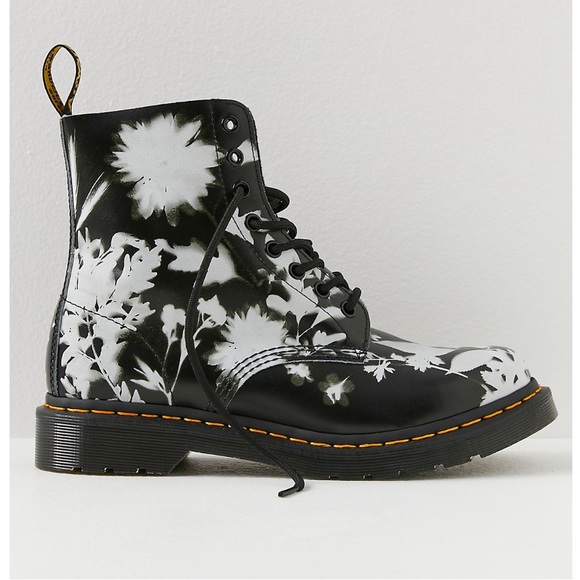 Dr. Martens Shoes - Dr. Martens 1460 Pascal Phantom Floral Boots
